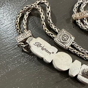 Brighton Silver Love Chain Belt